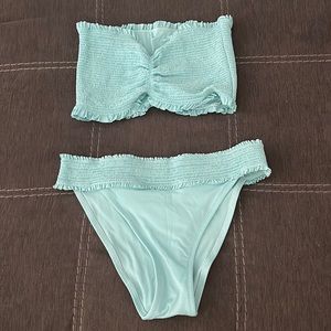 Light blue two piece brand new never used without tags from PINK Victoria Secret